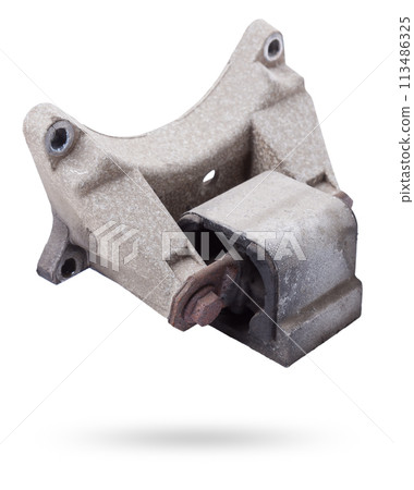 A car spare part for installing the engine - engine support. Spare parts catalog for advertising. 113486325
