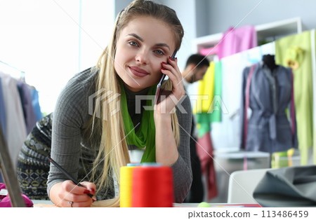 Handmade Clothes Ordering Designer Talking Phone 113486459