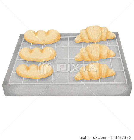 Bread in Bakery Tray Bread in Bakery Tray 113487330