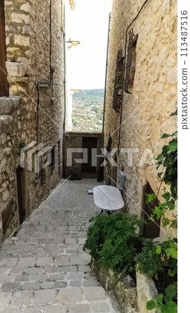 Scenery of the Violet Village in Tourrettes-sur-Loup, France 113487516