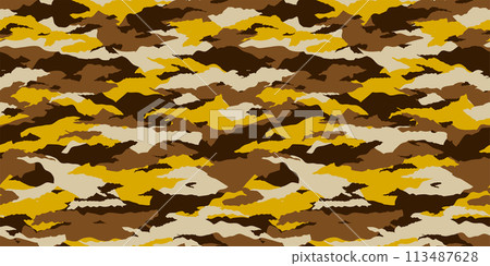 迷彩圖案無縫背景材料 113487628