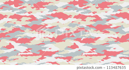 Camouflage pattern seamless background material Camouflage pattern seamless background material 113487635