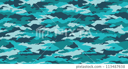 Camouflage pattern seamless background material 113487638