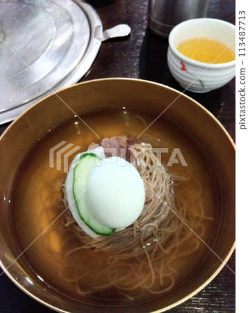 Authentic Korean cold noodles Authentic Korean cold noodles 113487713