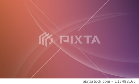 Purple-orange gradient with white curved lines. Background for banner, poster, screensaver, scenery and creative idea Purple-orange gradient with white curved lines. Background for banner, poster, screensaver, scenery and creative idea 113488163