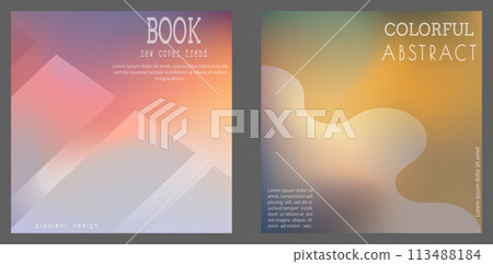 The template of the cover page of the printed edition. Cover, book, magazine, brochure, booklet. The idea of creativity and modern design is wonderful 113488184