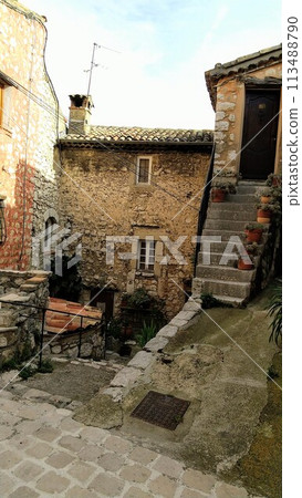 Scenery of the Violet Village in Tourrettes-sur-Loup, France 113488790