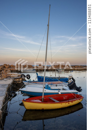 Small port in the morning, Sicily Small port in the morning, Sicily 113488851