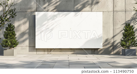 Street billboard mock up for exterior advertisement 113490750