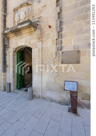 The mediterranean conference center headquarteris in Valletta, Malta. The mediterranean conference center headquarteris in Valletta, Malta. 113491263