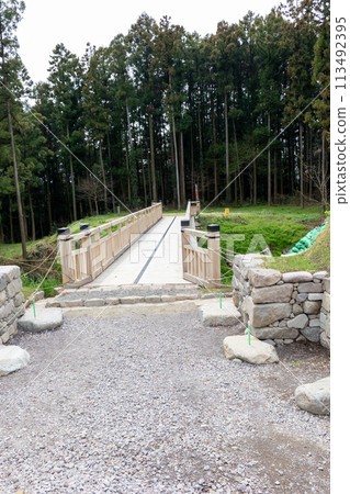 三之輪城 連接主圍牆和倉庫的木橋 113492395