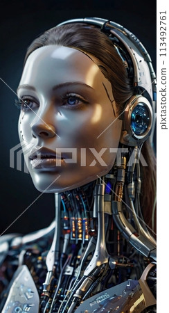 近未來AI技術機器人android 近未來AI技術機器人android 113492761