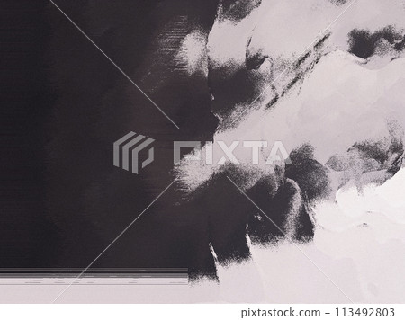 Lofi black and white artwork with smoky and cloudy patterns, part 1 113492803