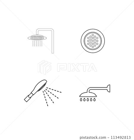 shower icon 113492813