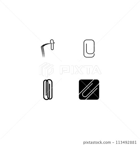 paper clip logo 113492881