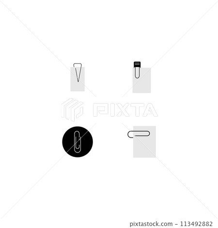 paper clip logo 113492882