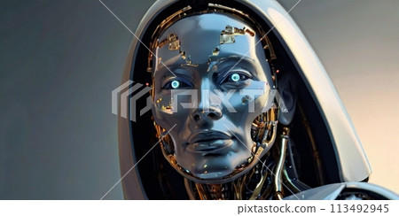 Futuristic Android AI Robot Futuristic Android AI Robot 113492945