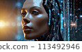 Futuristic Android AI Robot 113492946
