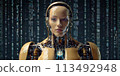 Futuristic Android AI Robot 113492948