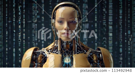 未來派安卓人工智慧機器人 未來派安卓人工智慧機器人 113492948