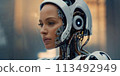 Futuristic Android AI Robot 113492949