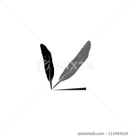 feather logo feather logo 113493020