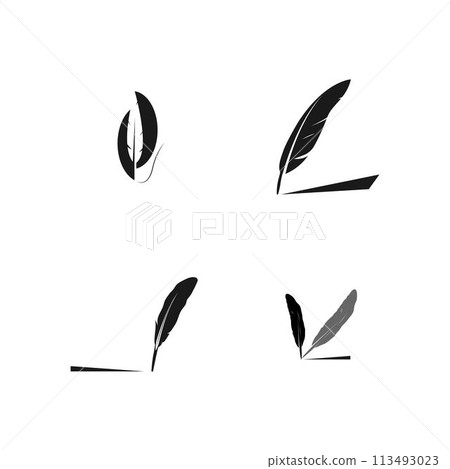 feather logo feather logo 113493023