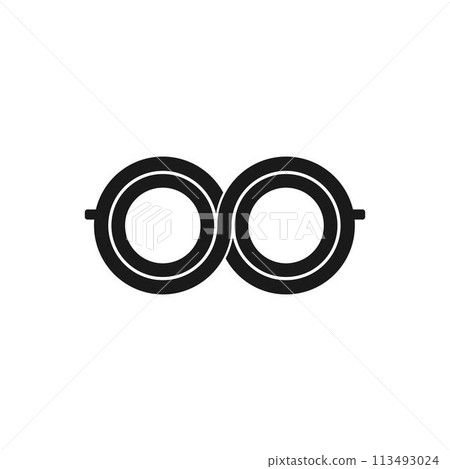 glasses logo 113493024