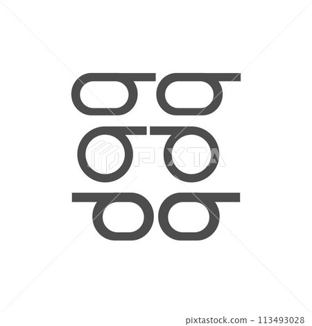 glasses logo 113493028