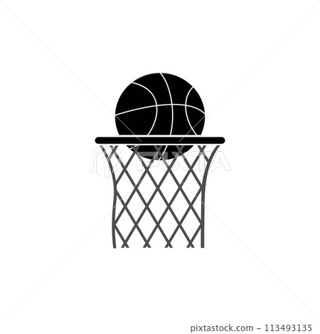 basket ball logo 113493135