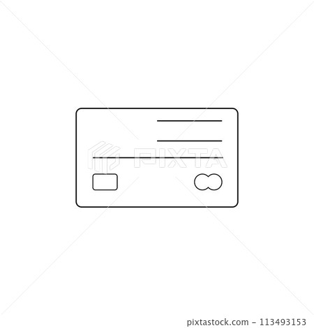 credit card logo 113493153