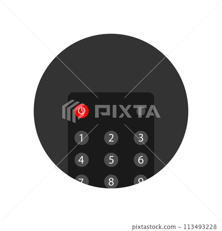 remote control logo 113493228