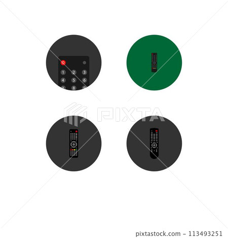 remote control logo remote control logo 113493251