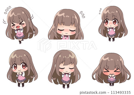 迷你人物_害羞的女孩 113493335