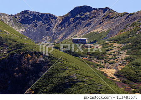 南阿爾卑斯山、千疊嶽山頂和千疊小屋 113493573