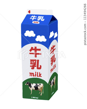 Milk carton 113494266