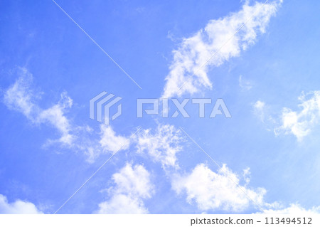 Blue sky and cloud image 113494512