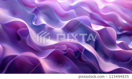 Liquid Flowing Colorful Silk Texture Background. Abstract Colors Creative Wallpaper. 113494835