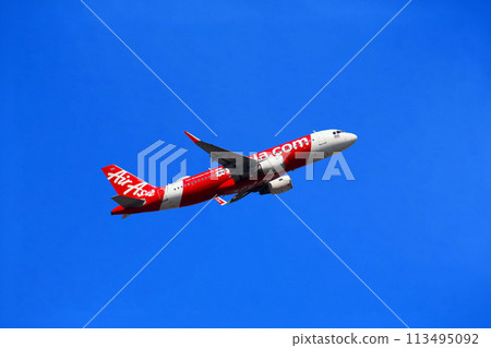 亞航A320起飛爬升 113495092