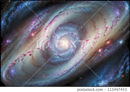 galaxy in a free space 113497453