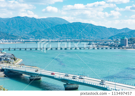 The view from Karatsu Castle 113497457