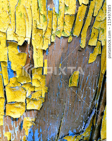 Abstration of the flag of Ukraine on a wall Abstration of the flag of Ukraine on a wall 113497885
