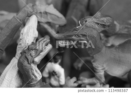Dinosaur miniature figures 113498387