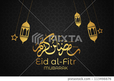 Vector Ramadan, Eid al-Fitr, Islamic background template 113498876