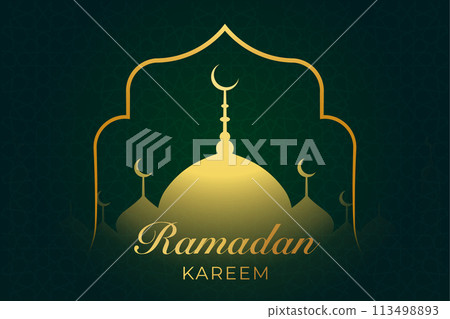 Vector Ramadan, Eid al-Fitr, Islamic background template Vector Ramadan, Eid al-Fitr, Islamic background template 113498893