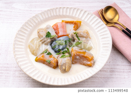 Pumpkin chicken stew Pumpkin chicken stew 113499548