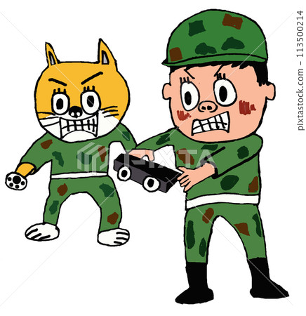 士兵監視敵軍動向 士兵監視敵軍動向 113500214