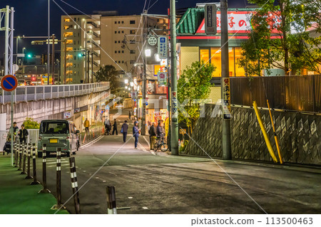 Cityscape of Totsuka Ward, Yokohama City, Totsuka Station, Totsuka Asahimachi Shopping District 113500463