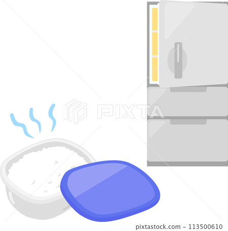 從冰箱拿出來的冷米飯 113500610