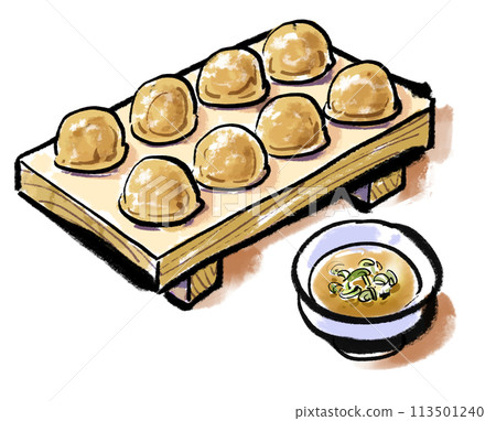Akashiyaki - soul food of Hyogo Prefecture, Japan 113501240